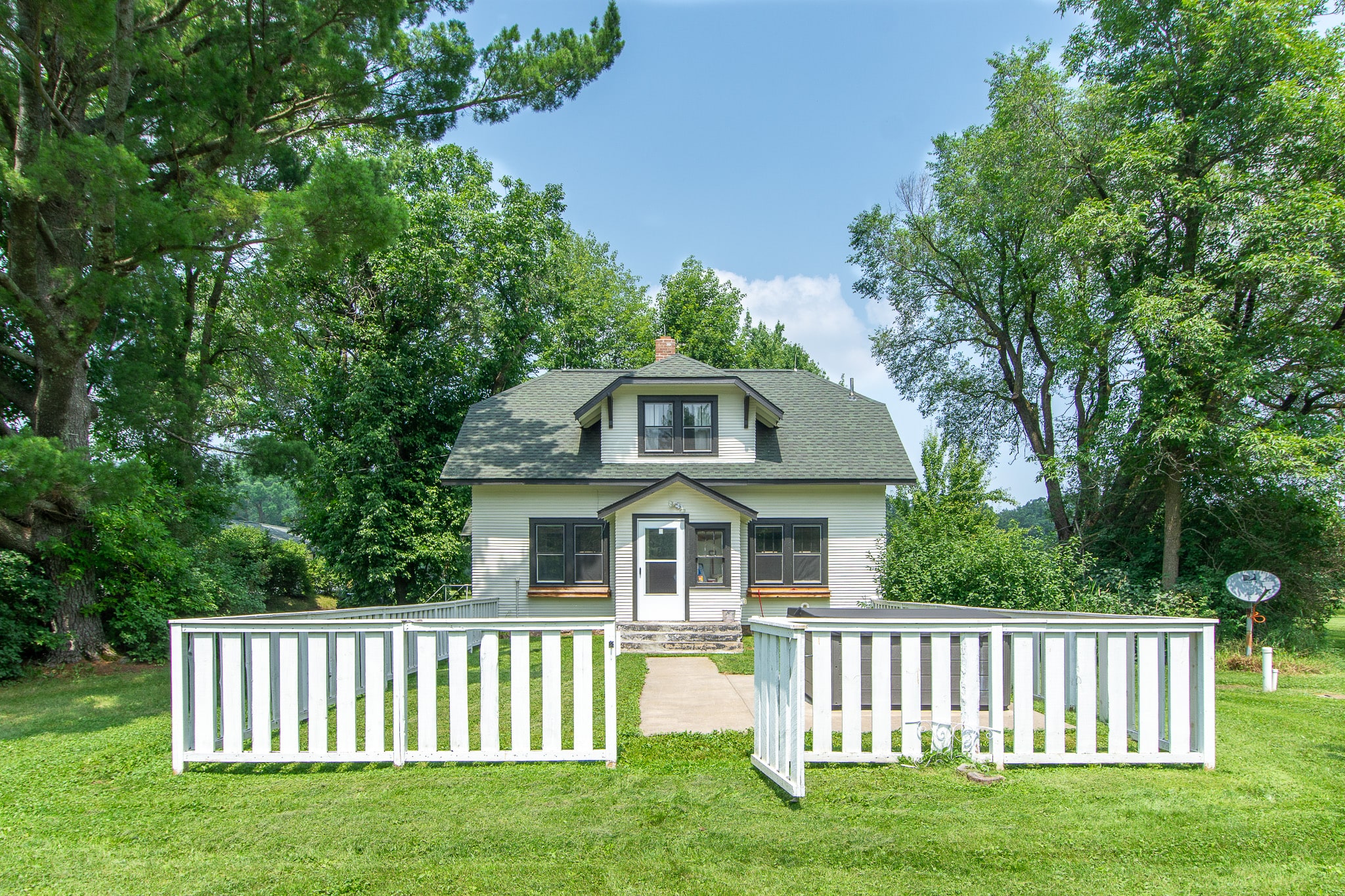 Inviting family room with rustic decor
